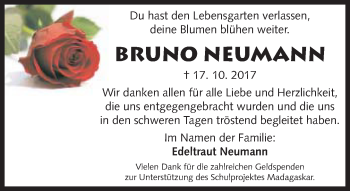 Traueranzeige von Bruno Neumann von Neue Westfälische