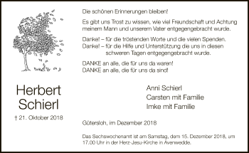 Traueranzeige von Anni Schierl von Neue Westfälische