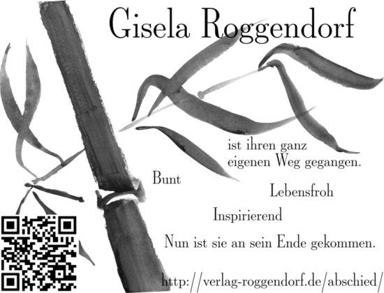 Traueranzeige von Gisela Roggendorf von Neue Westfälische
