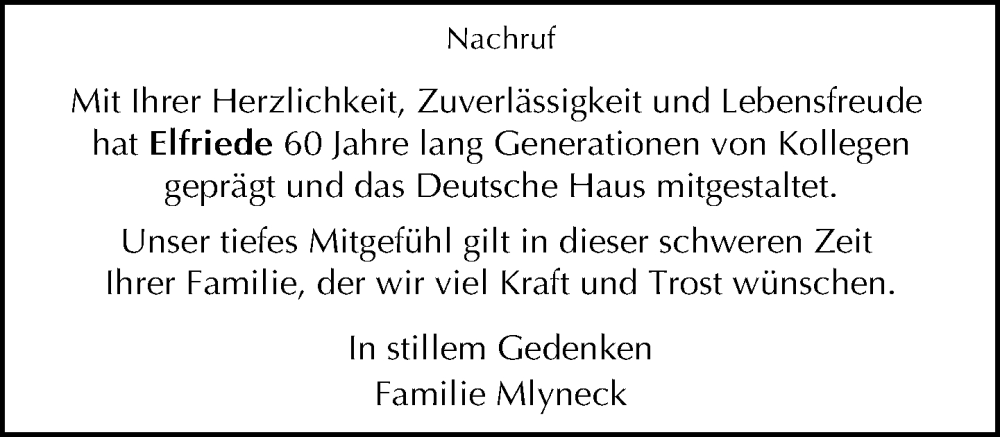  Traueranzeige für Elfriede  vom 16.08.2025 aus Neue Westfälische und Westfalen-Blatt
