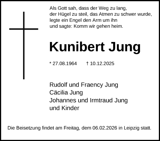 Traueranzeige von Kunibert Jung von Neue Westfälische und Westfalen-Blatt